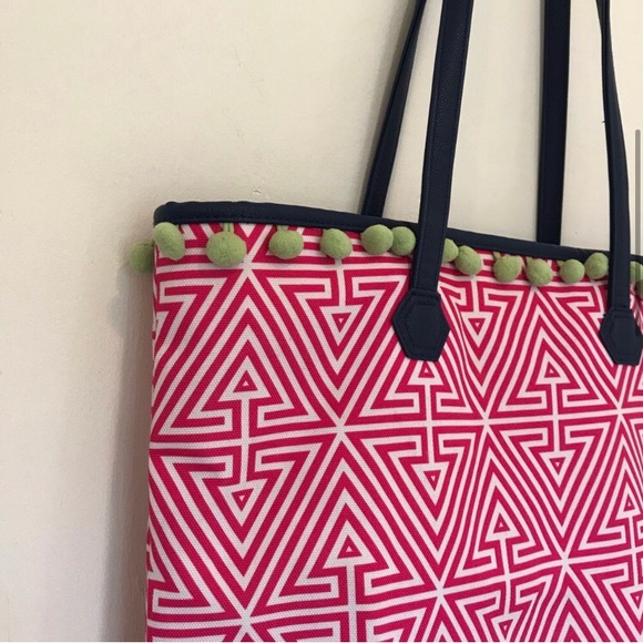 Jonathan Adler & Clinique Pattern Pink Tote - Picture 3 of 14